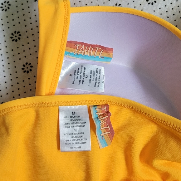 Tahiti Push up Halter Top Bikini Set Size Medium - Picture 10 of 10